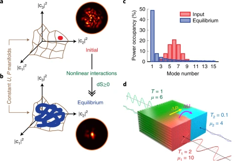 Figure for “Physics of highly multimode nonlinear optical systems”